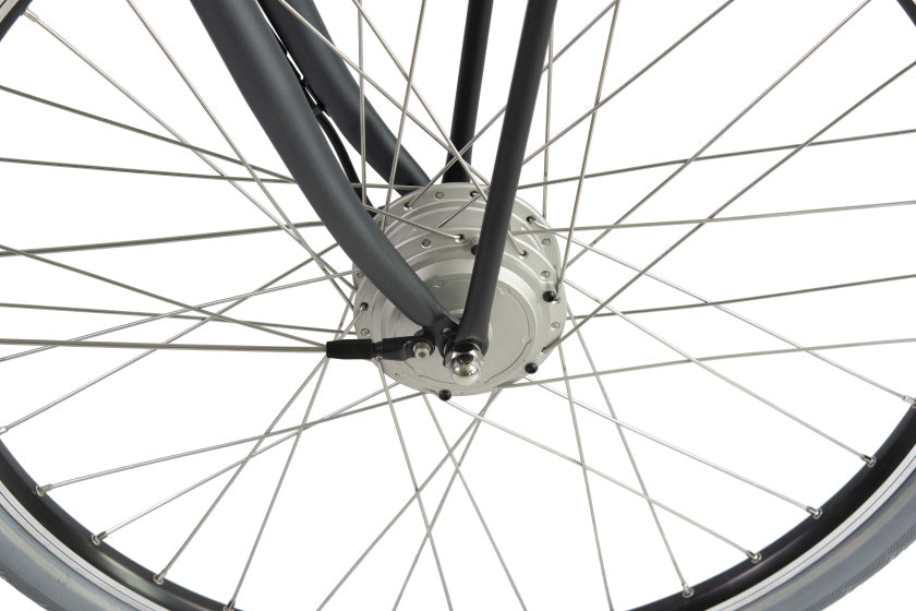 Tretwerk E-Cargo Dames 7V V-Brakes antraciet 49 cm 28 inch