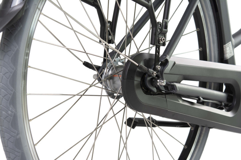 Tretwerk E-Cargo Dames 7V V-Brakes antraciet 49 cm 28 inch