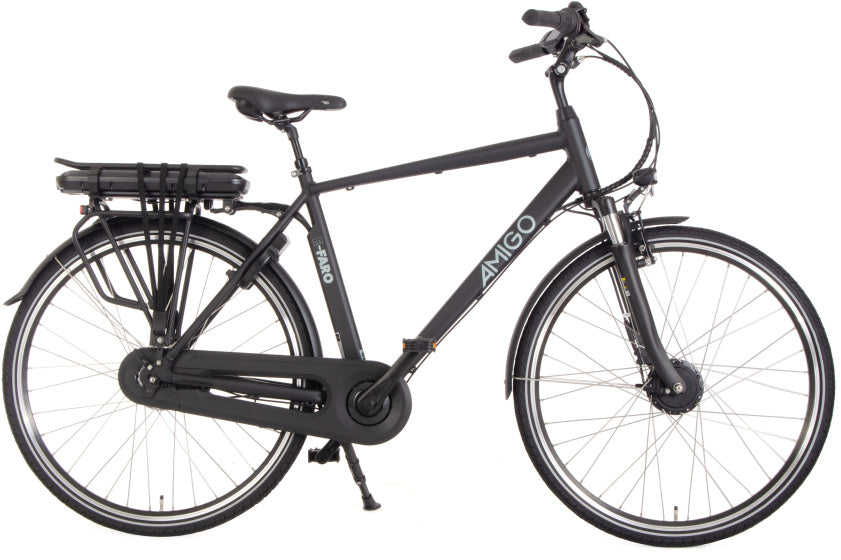 Amigo E-Faro S2 Heren 7V Rollerbrake matzwart 53 cm 28 inch